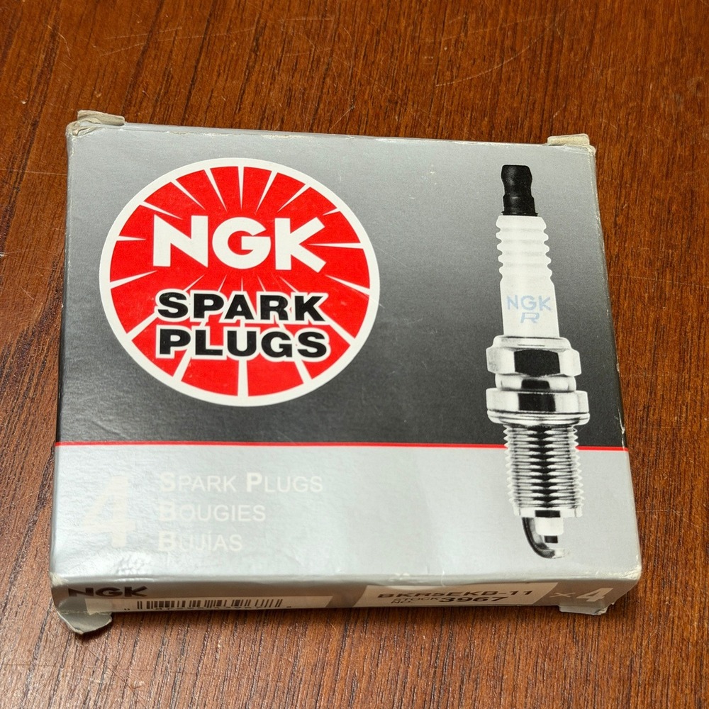 NGK BKR5EKB-11 Stock 3967 Spark Plugs 4 Pack V-Power Ignition Replacement